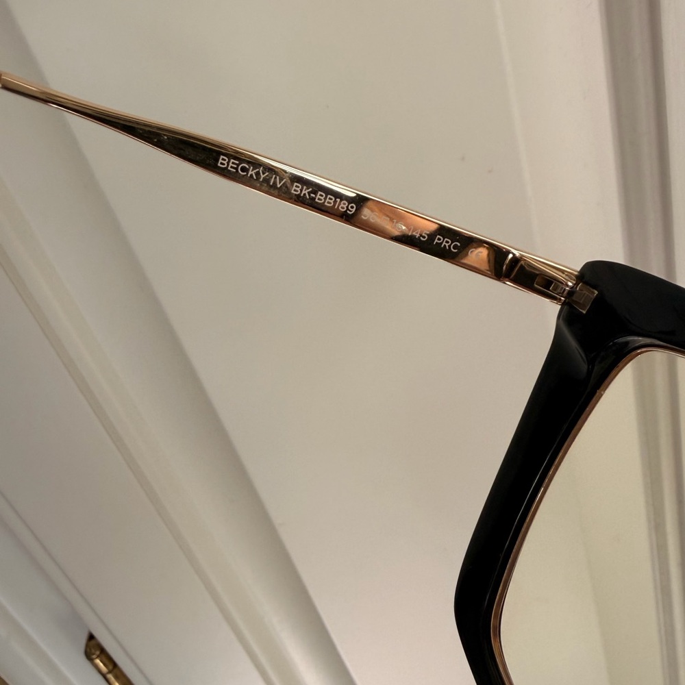 Diff Becky IV Cat Eye Eyewear Classic Black Glasses - Picture 6 of 8